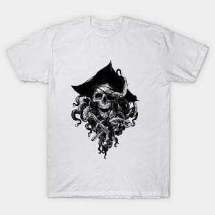 Pirate Skull transparent T-Shirt